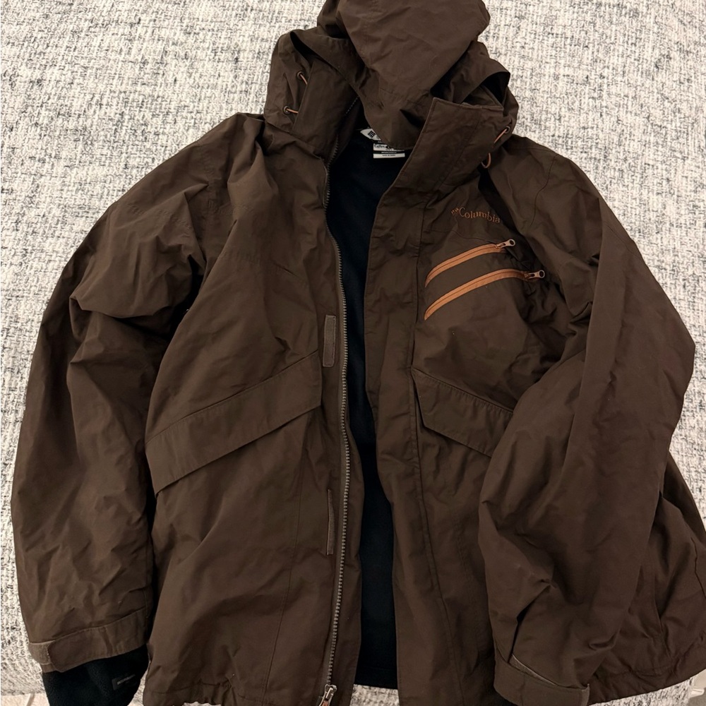 Columbia Men's 3 in 1 for all weather Waterproof ski/boarding jacket